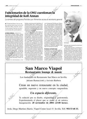 ABC SEVILLA 20-11-2004 página 47