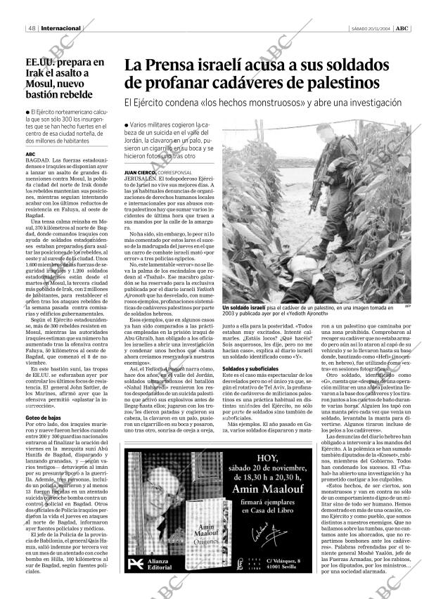 ABC SEVILLA 20-11-2004 página 48