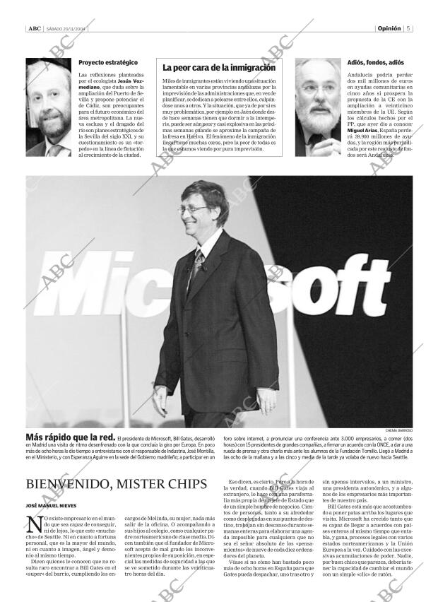 ABC SEVILLA 20-11-2004 página 5