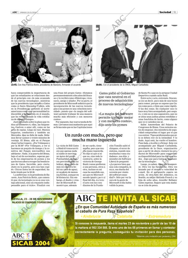 ABC SEVILLA 20-11-2004 página 51