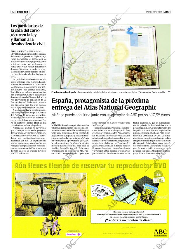 ABC SEVILLA 20-11-2004 página 52