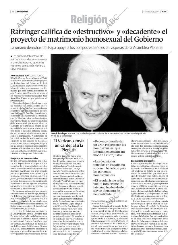 ABC SEVILLA 20-11-2004 página 56