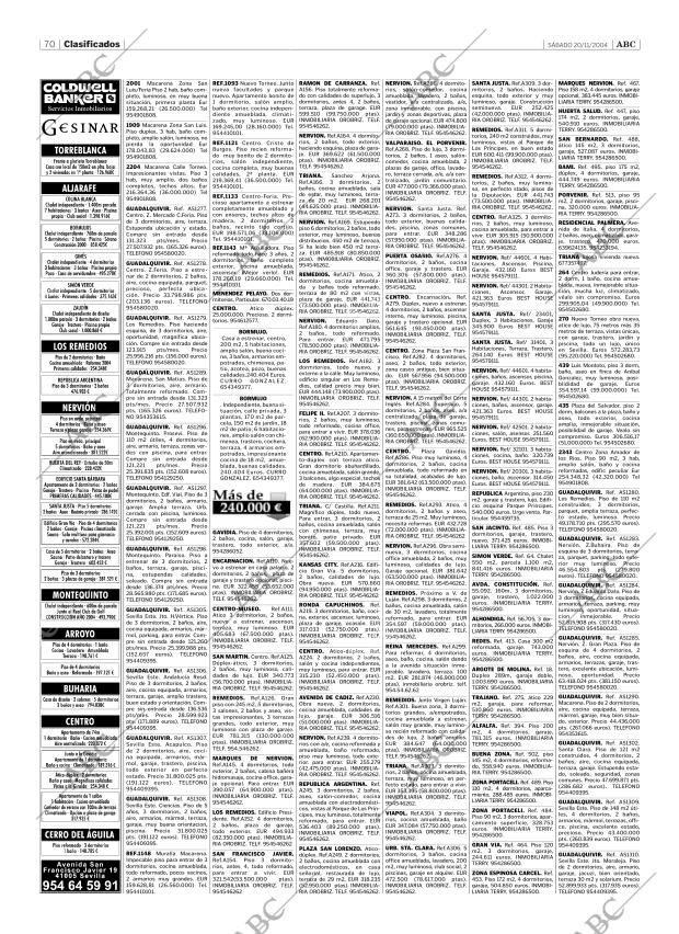 ABC SEVILLA 20-11-2004 página 70