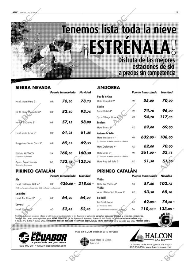 ABC SEVILLA 20-11-2004 página 9