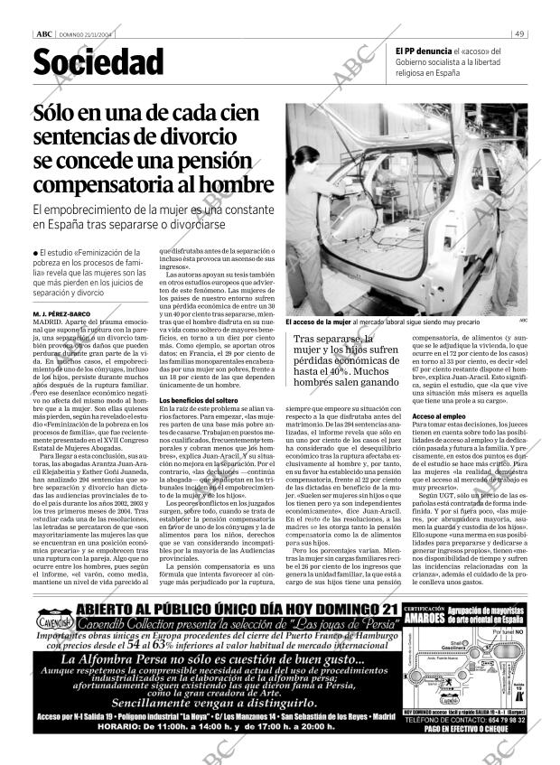 ABC MADRID 21-11-2004 página 49