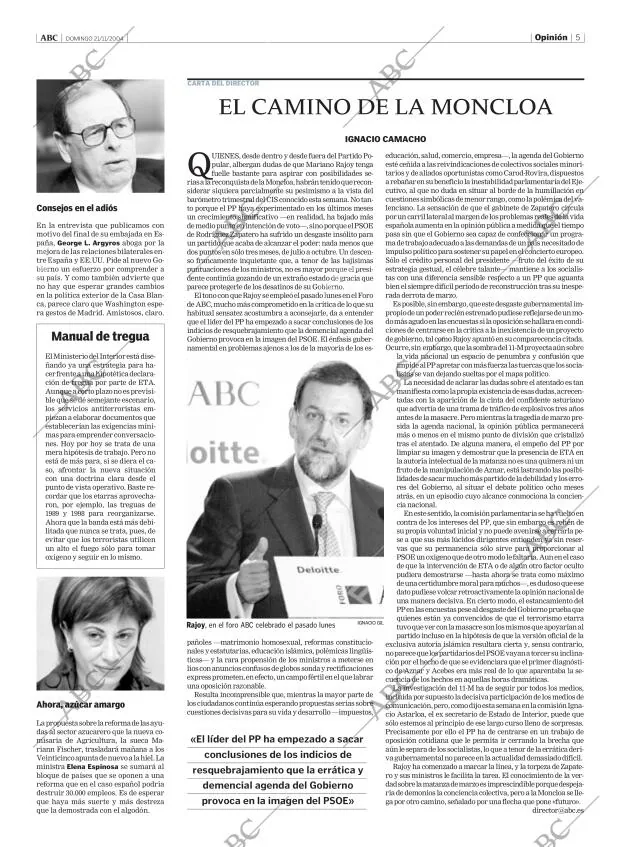 ABC MADRID 21-11-2004 página 5