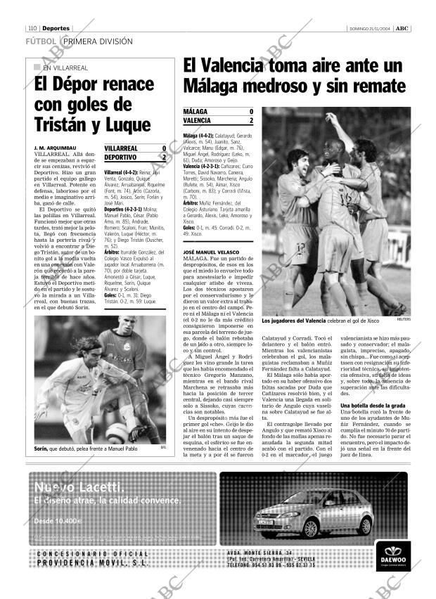 ABC SEVILLA 21-11-2004 página 110