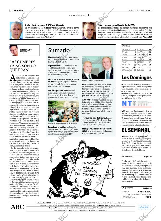 ABC SEVILLA 21-11-2004 página 2