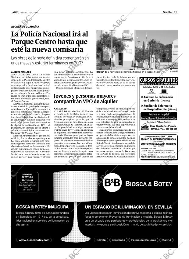 ABC SEVILLA 21-11-2004 página 25