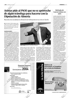 ABC SEVILLA 21-11-2004 página 35