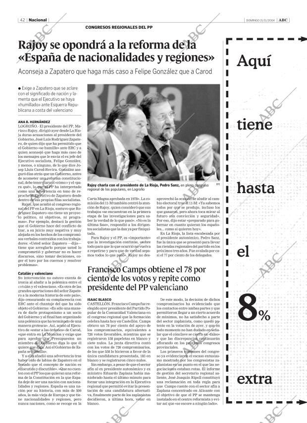 ABC SEVILLA 21-11-2004 página 42