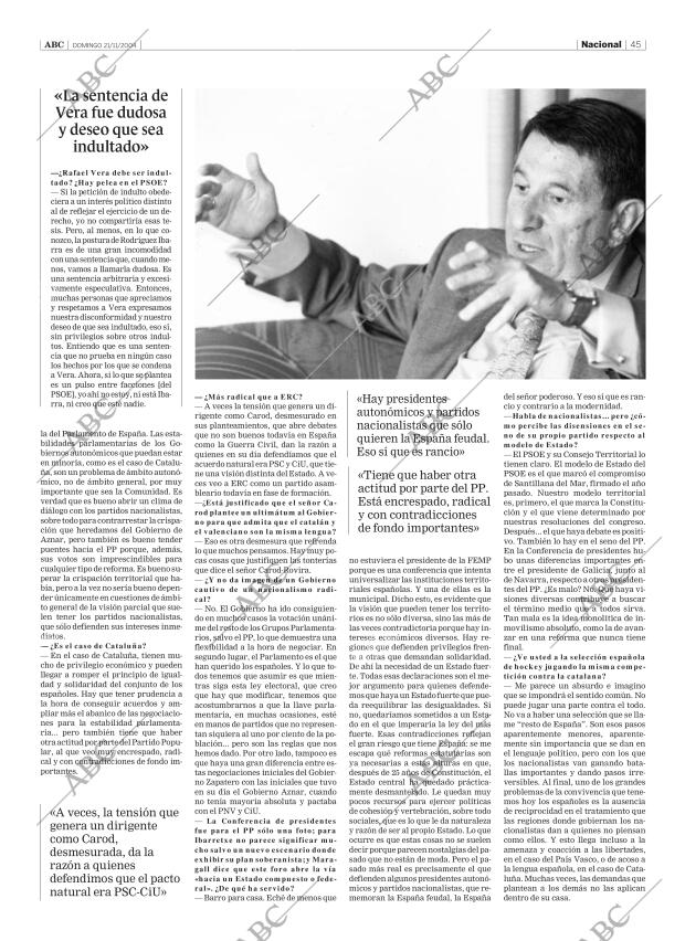 ABC SEVILLA 21-11-2004 página 45