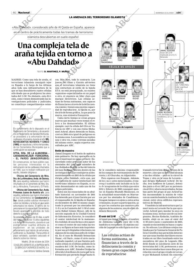 ABC SEVILLA 21-11-2004 página 46