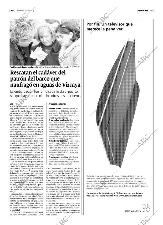 ABC SEVILLA 21-11-2004 página 49