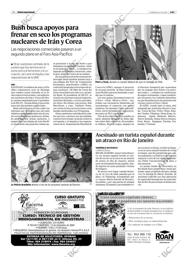 ABC SEVILLA 21-11-2004 página 56