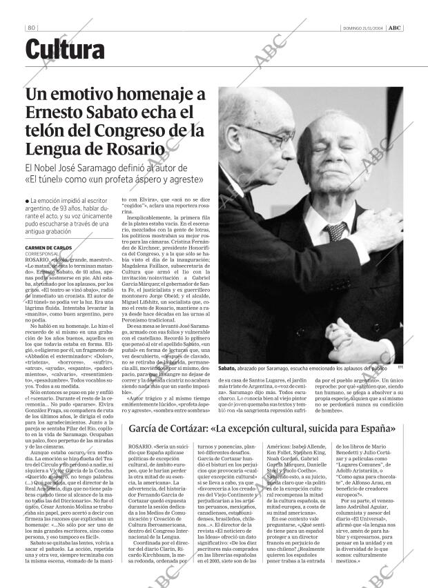 ABC SEVILLA 21-11-2004 página 80