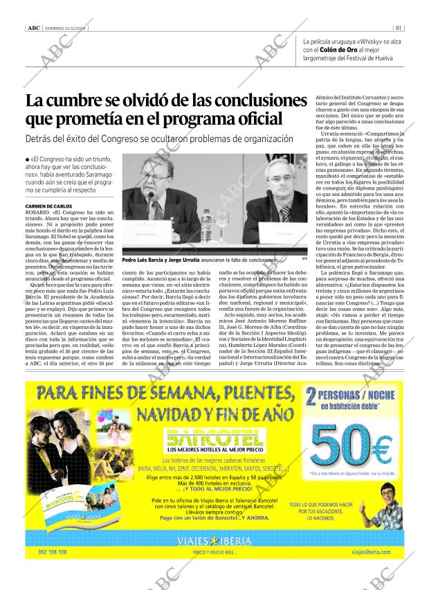 ABC SEVILLA 21-11-2004 página 81