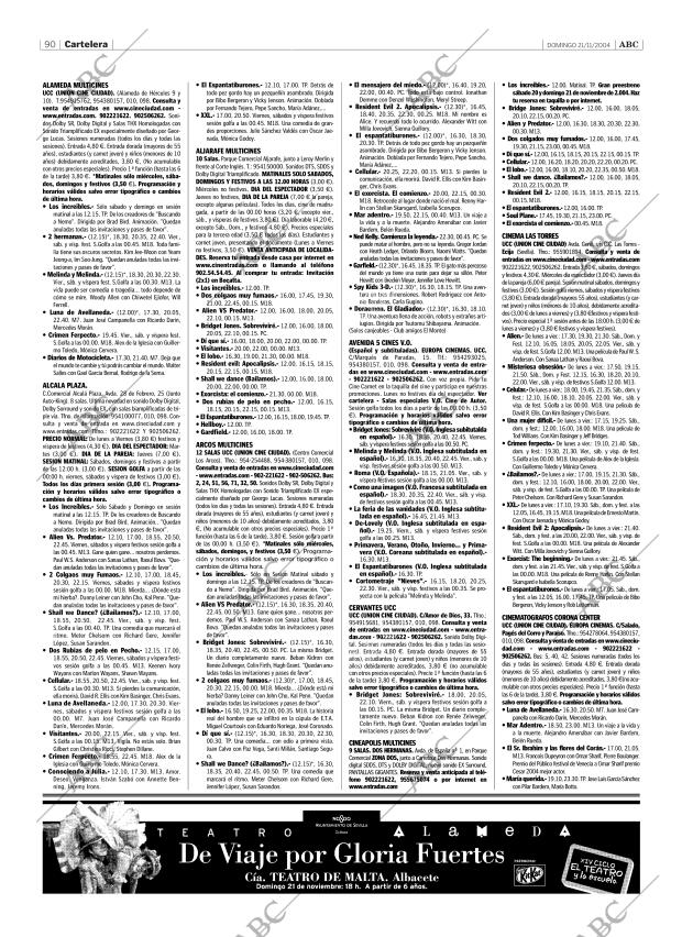 ABC SEVILLA 21-11-2004 página 90