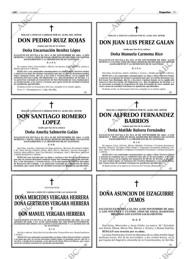ABC SEVILLA 21-11-2004 página 95