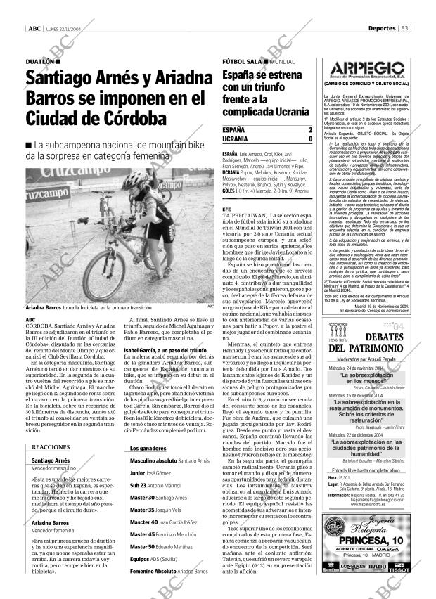 ABC CORDOBA 22-11-2004 página 83