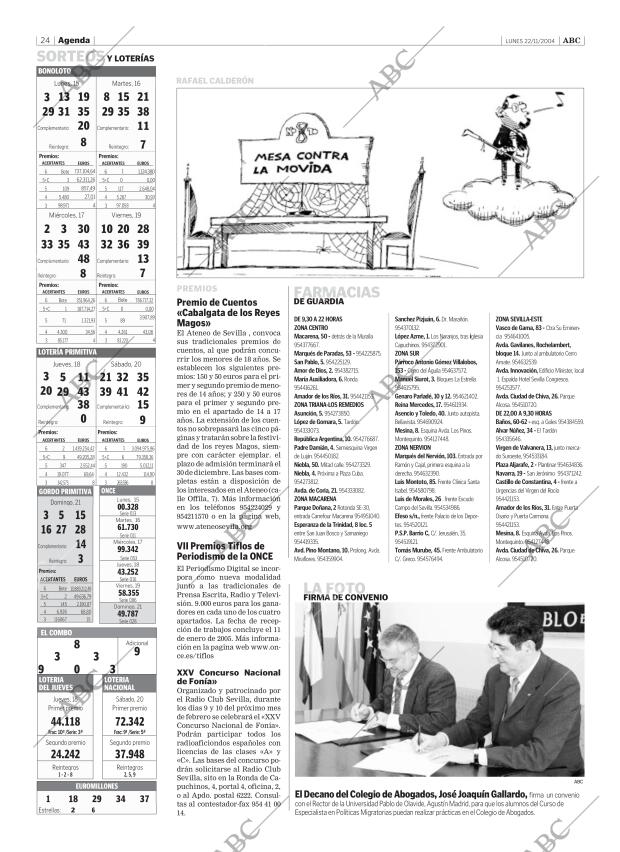 ABC SEVILLA 22-11-2004 página 24