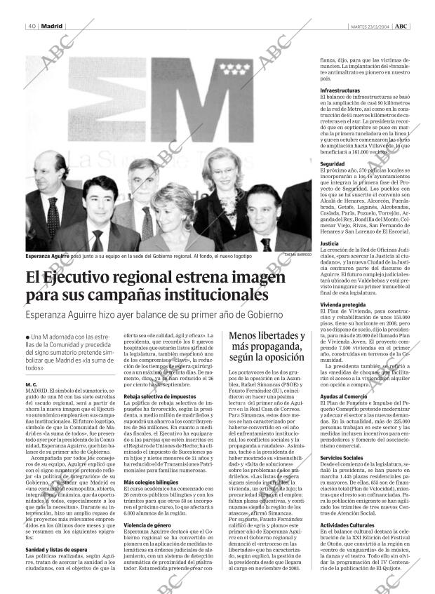 ABC MADRID 23-11-2004 página 40