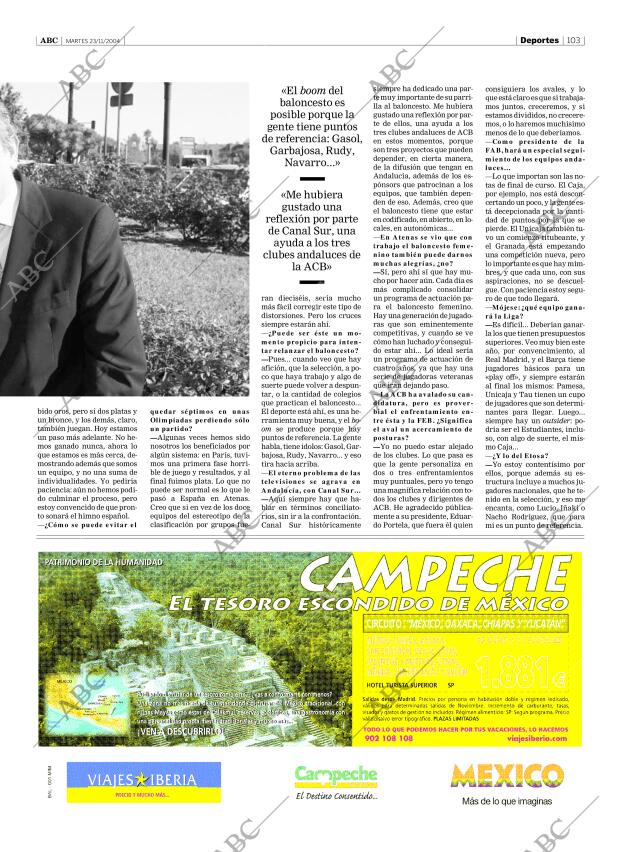 ABC SEVILLA 23-11-2004 página 103