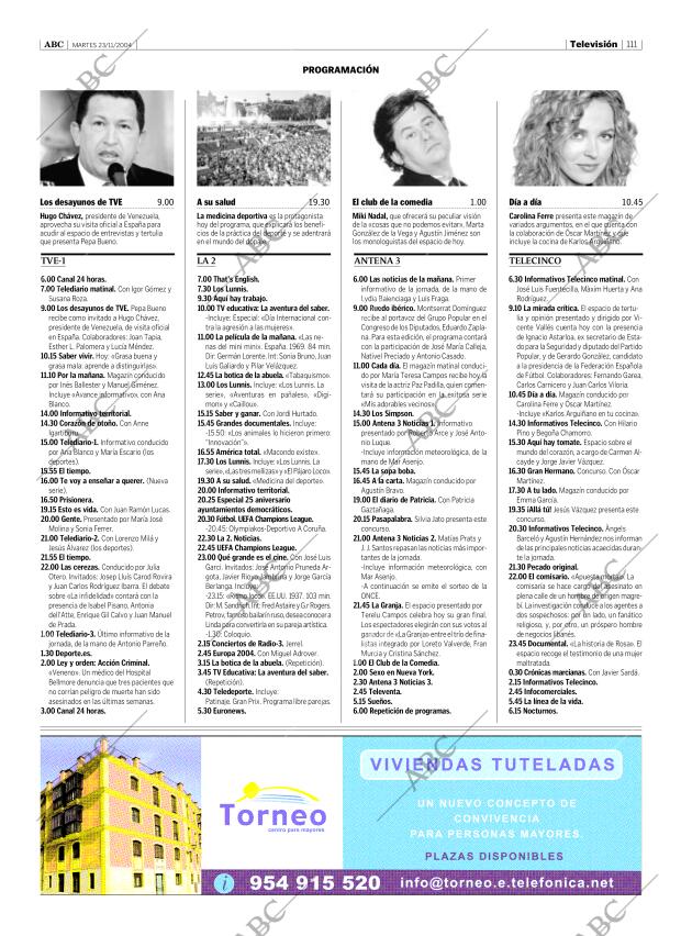 ABC SEVILLA 23-11-2004 página 111