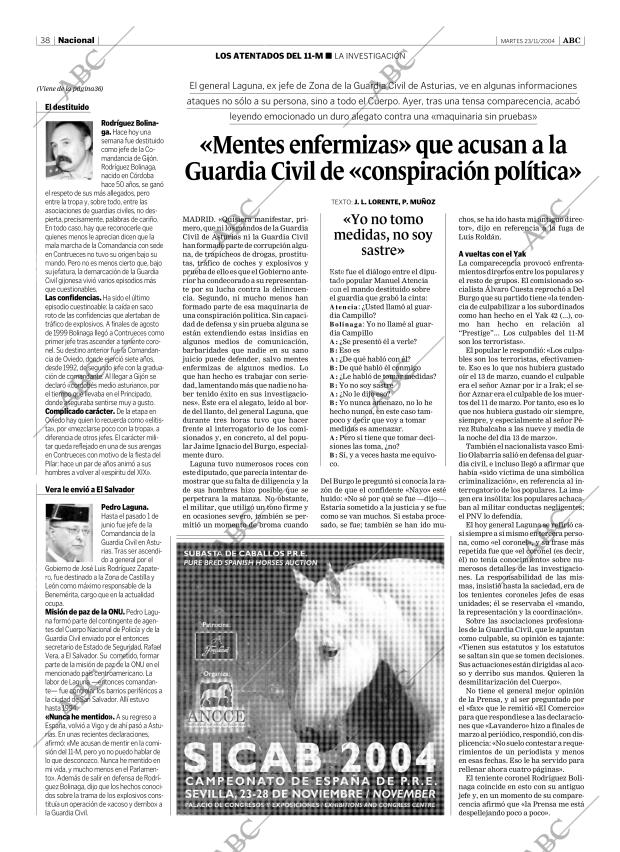 ABC SEVILLA 23-11-2004 página 38