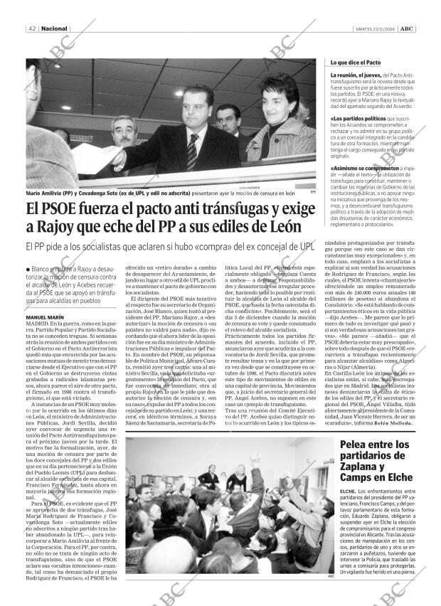 ABC SEVILLA 23-11-2004 página 42