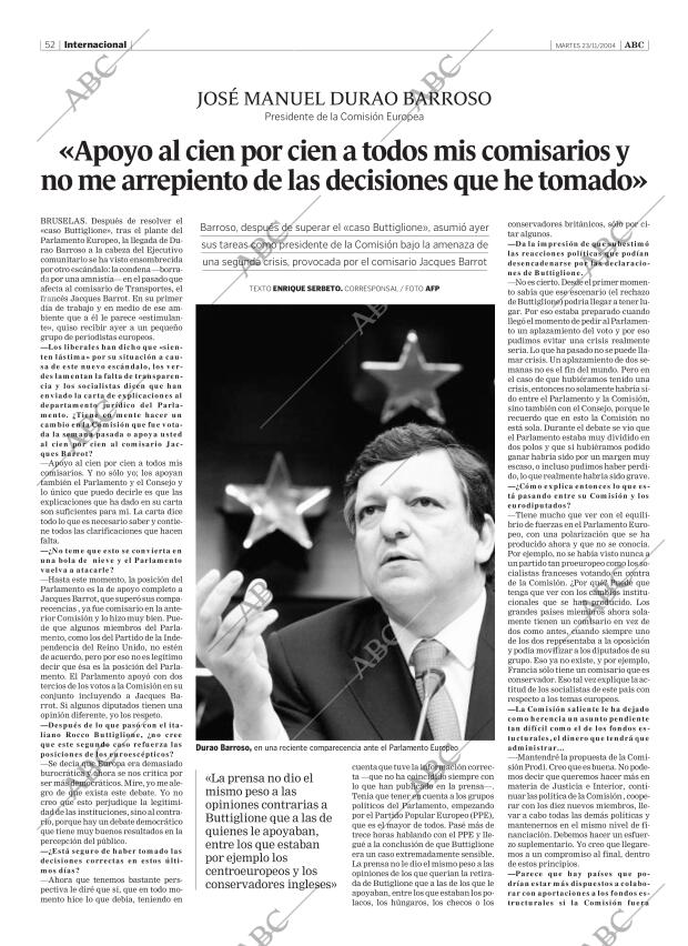 ABC SEVILLA 23-11-2004 página 52