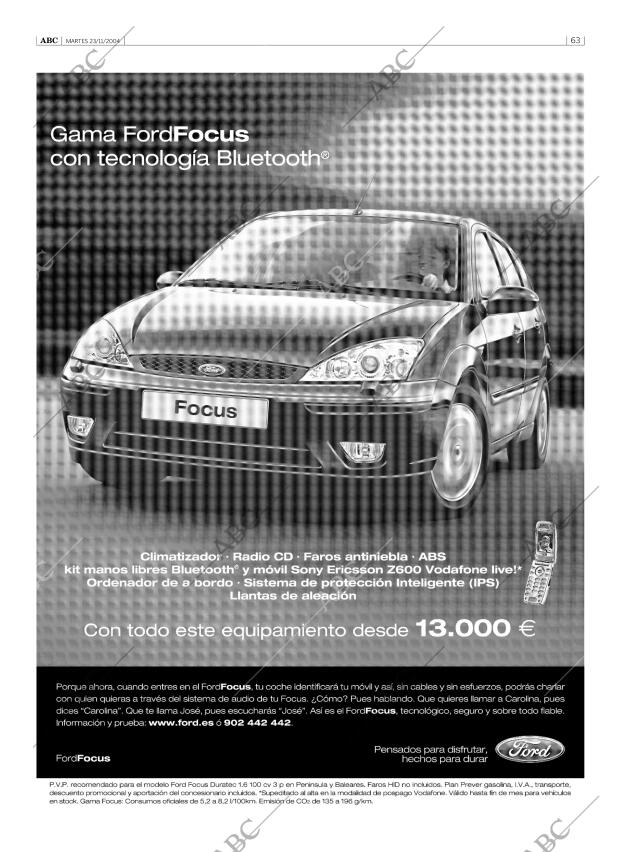 ABC SEVILLA 23-11-2004 página 63