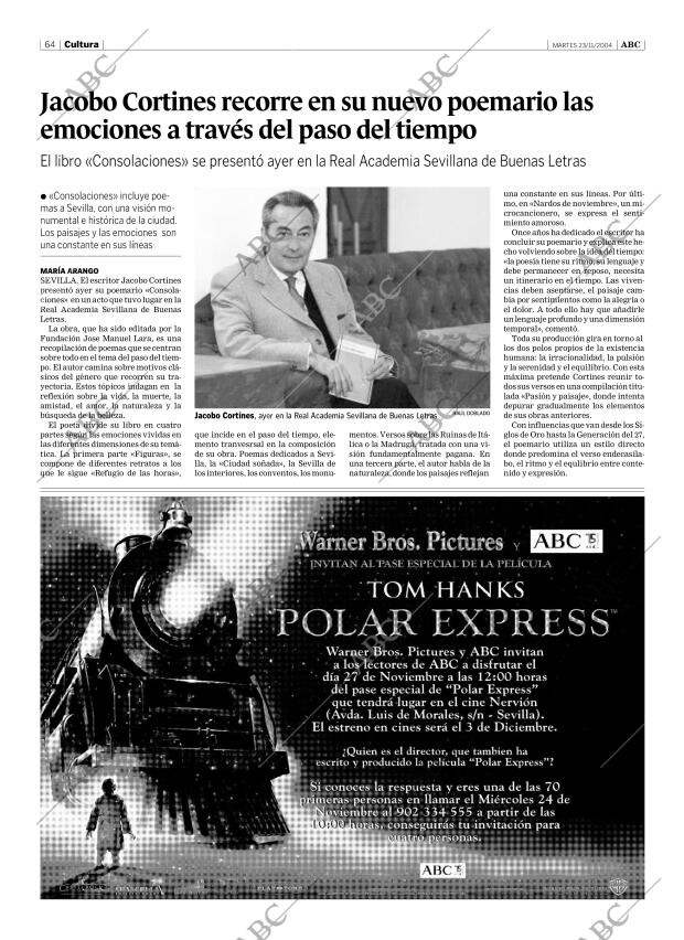 ABC SEVILLA 23-11-2004 página 64