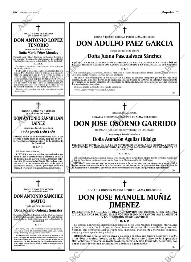 ABC SEVILLA 23-11-2004 página 71