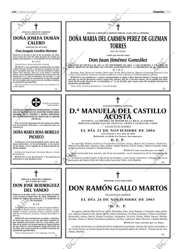 ABC SEVILLA 23-11-2004 página 73