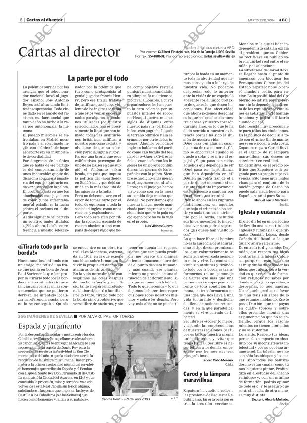 ABC SEVILLA 23-11-2004 página 8