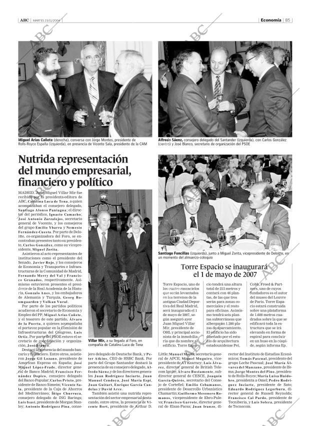 ABC SEVILLA 23-11-2004 página 85