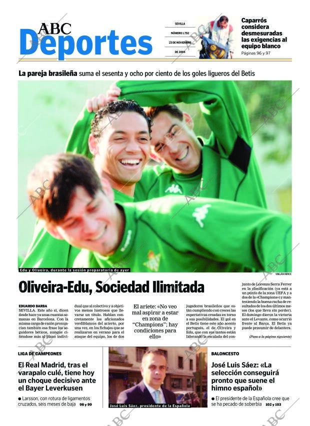 ABC SEVILLA 23-11-2004 página 93