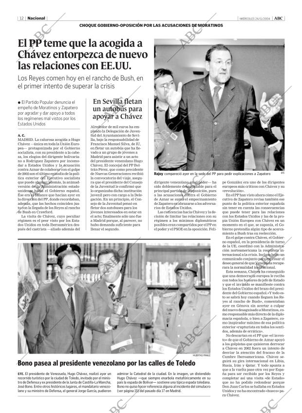 ABC MADRID 24-11-2004 página 12