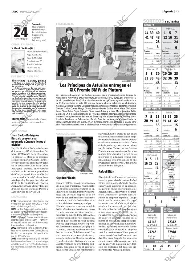 ABC MADRID 24-11-2004 página 43