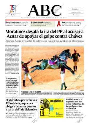 ABC SEVILLA 24-11-2004 página 1