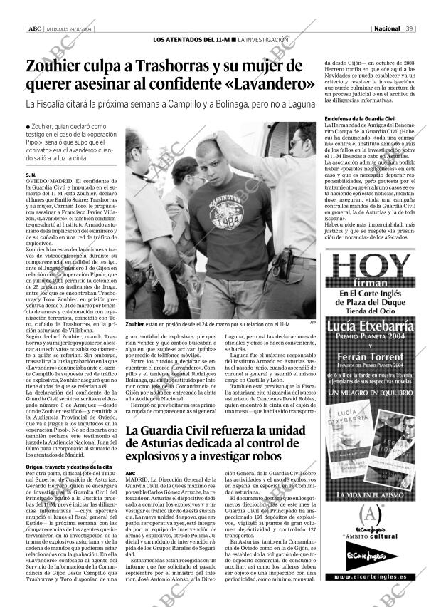 ABC SEVILLA 24-11-2004 página 39
