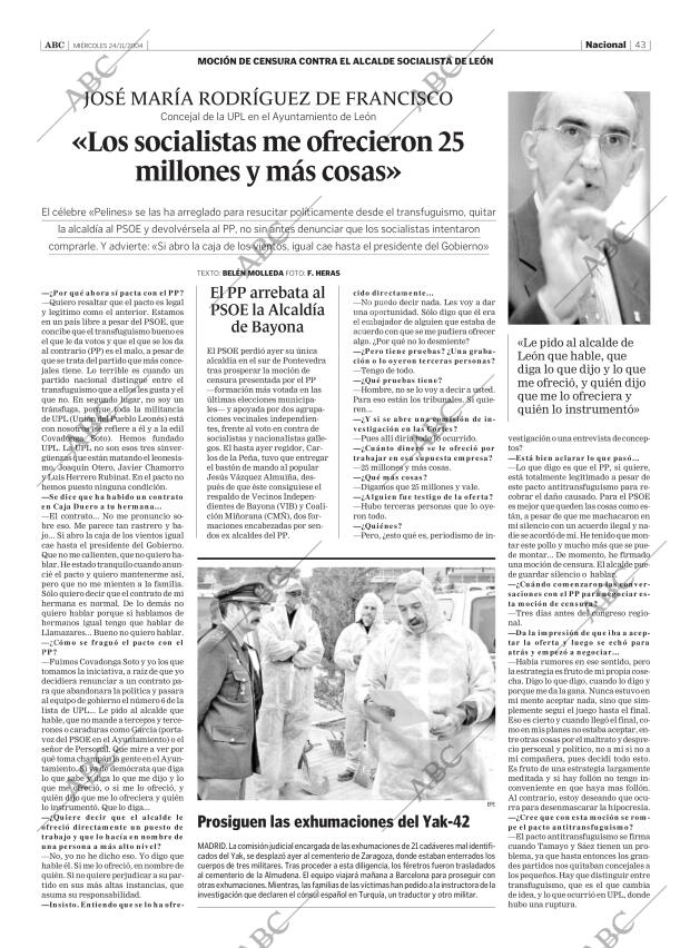 ABC SEVILLA 24-11-2004 página 43