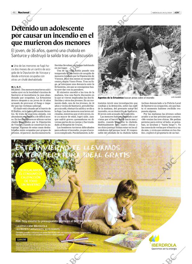 ABC SEVILLA 24-11-2004 página 46