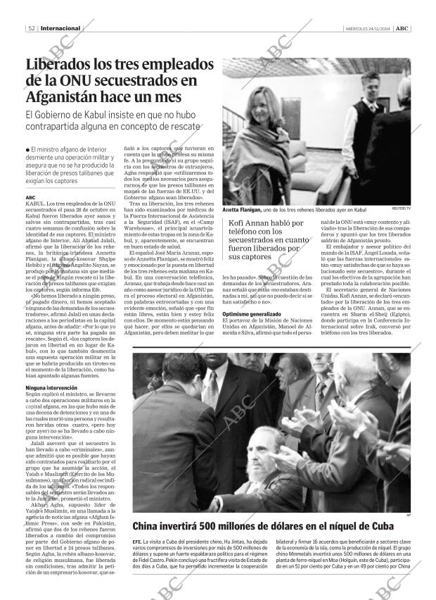 ABC SEVILLA 24-11-2004 página 52