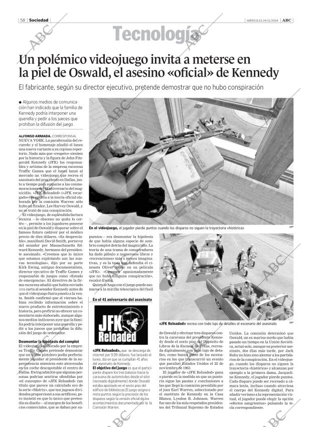 ABC SEVILLA 24-11-2004 página 58