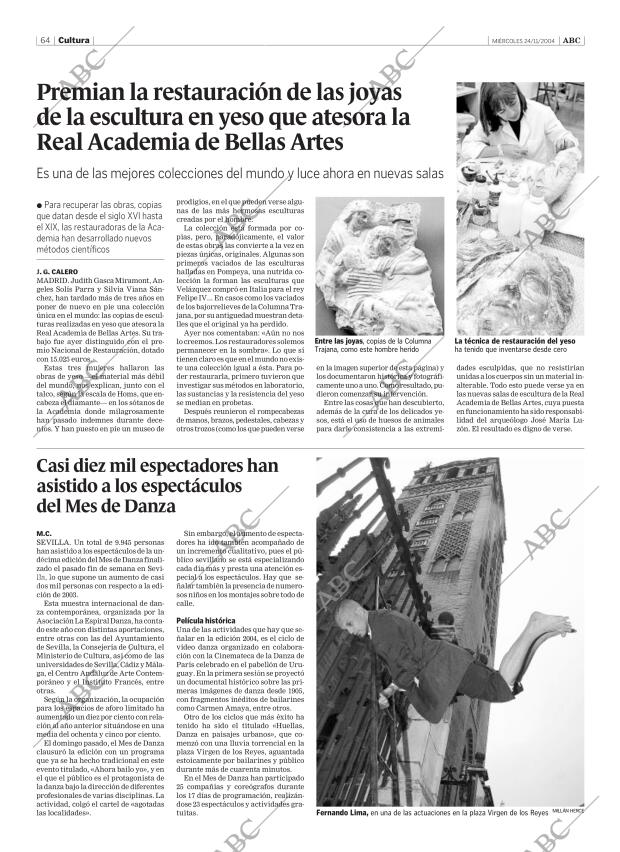 ABC SEVILLA 24-11-2004 página 64