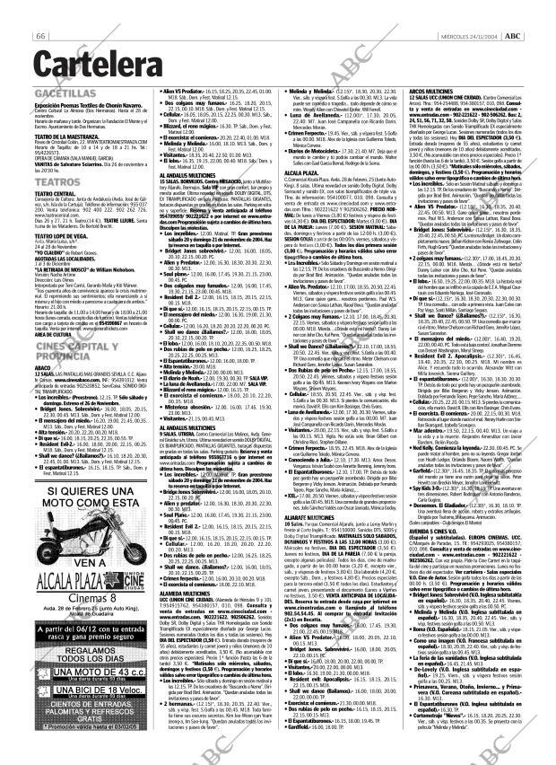 ABC SEVILLA 24-11-2004 página 66