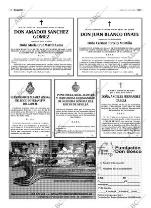 ABC SEVILLA 24-11-2004 página 70