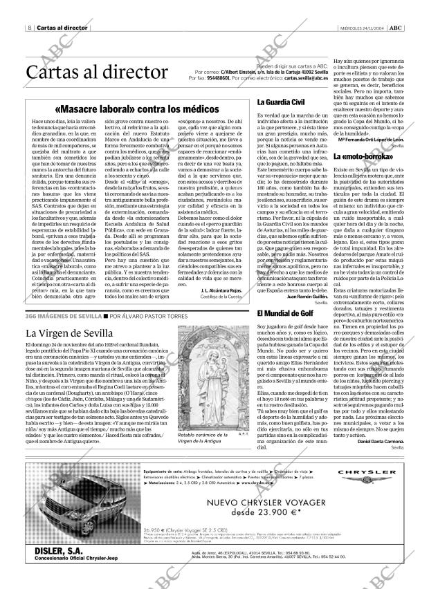 ABC SEVILLA 24-11-2004 página 8